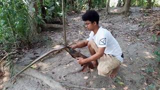 How to make a Slipper at home by the bark of tree/Sandal making/Mr.KeenHacker How to make a Slipper at home by the bark of tree/Sandal making/Mr.KeenHacker