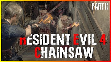 EVERY Single Enemy has a CHAINSAW!! (PROFESSIONAL) - RE4 Remake Chainsaw Challenge - Part 2