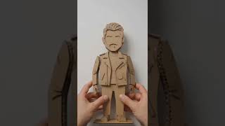 DIY Character Model: Easy Cardboard Crafting Tutorial #shortvideo #viral #viralvideo #viralshorts