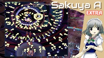 Touhou 14 - Double Dealing Character | Sakuya A Extra Stage Clear