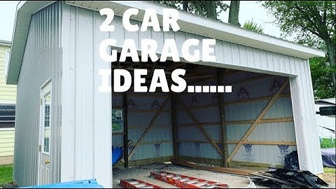 2 car garage pole barn (20x24)  that is cost and budget friendly....