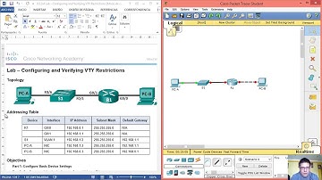 9.2.3.4 Lab - Configuring and Verifying VTY Restrictions