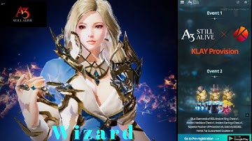 A3 : Still Alive (Play2Earn) Skill Preview (Wizard Gameplay). 😉✌️