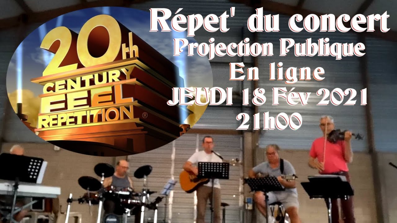 20th CENTURY FEEL: Projection publique de la répét' et guitaraoké improvisé !