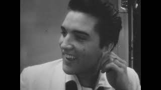 Elvis Presley as he passes through Fort Worth TX, January 11, 1958