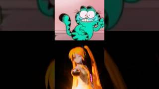 The official Garfield / Hatsune Miku crossover!