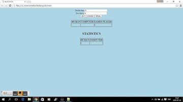 JAVASCRIPT BLACKJACK GAME