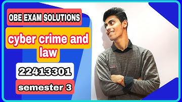 52413301||Cyber Crimes and Laws (SEC) ||COM (CBCS)||cyber crime and law |obe exam solution|Sol du||