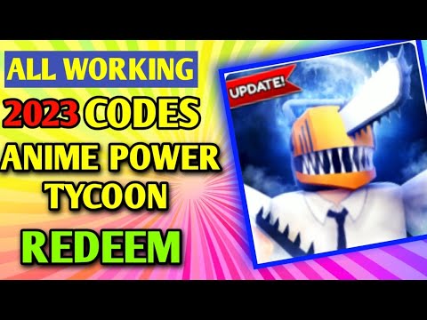 Anime Tycoon Codes  Roblox  September 2023 