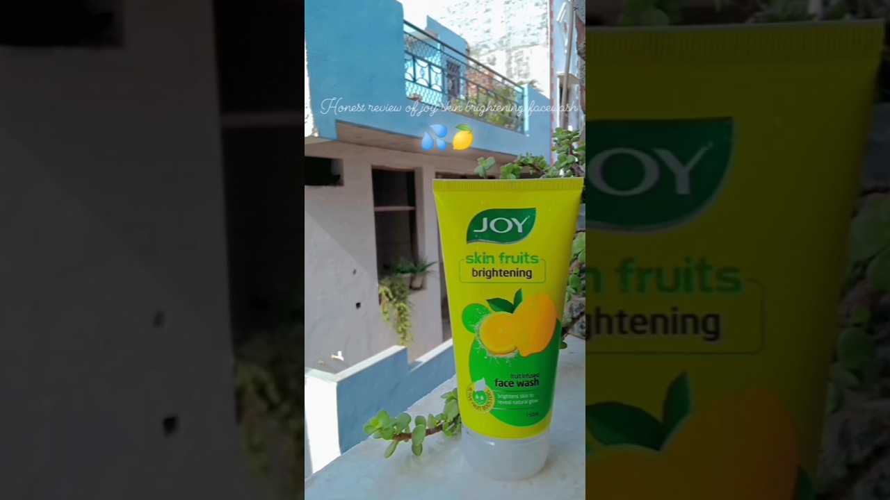 review of joy🍋 skin brightening facewash 