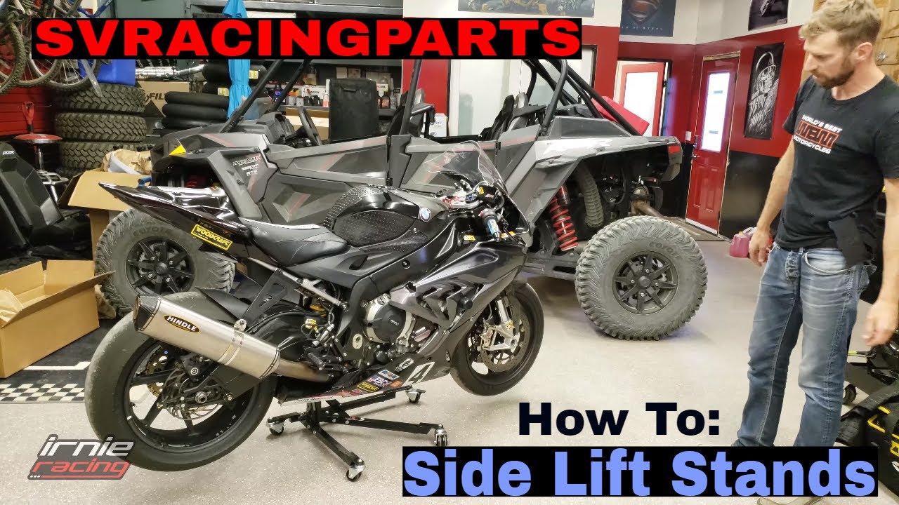 Sportbike Side Lift Bike Stand Tutorial BMW S1000RR Irnieracing