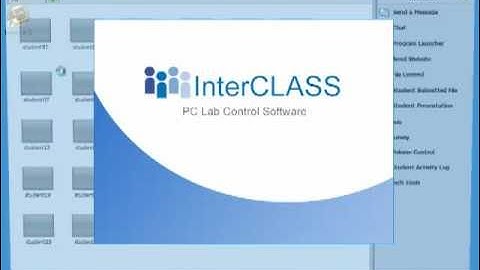 Overview of the InterCLASS Classroom Management Software