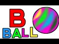 How to Draw A Ball Easily | B for Ball ⚽ || easy learning video #ball #drawing