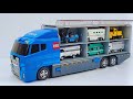 トミカ☆トミカのミニカーを開封してコンボイに収納しよ☆Tomica opening and put in Okatazuke convoy