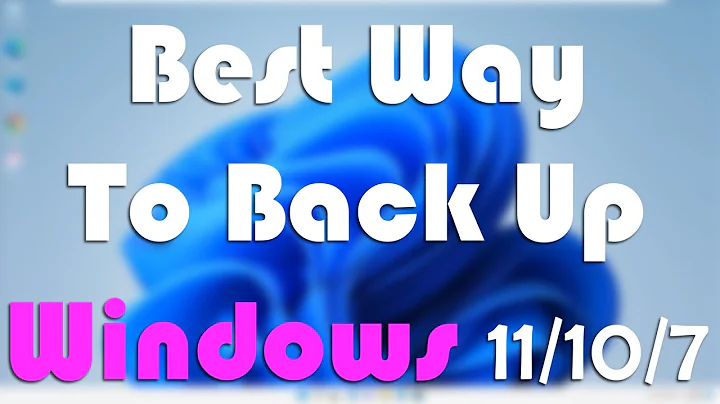 How to Back Up Files & Software in Windows 11/10/7 | Create System Image Backup