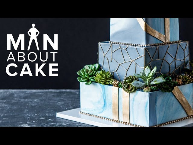 Succulent Wedding Cake FOR JAMES! | Man About Cake with Joshua John Russell