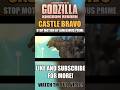 Godzilla Castle Bravo Scene | Godzilla: Kingdom Reborn Opening #Godzilla #GodzillaXKong #Shorts