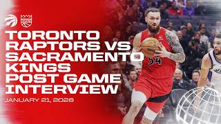 Toronto Raptors Full Media Availability Post Game At Kings January 21, 2026