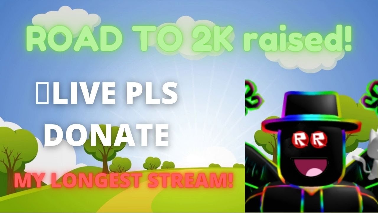 Sent 2k Robux 🔴LIVE road to 2K ROBUX RAISED!! pls donate! - YouTube