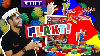 Brinquedo Montar Plakt Engrenagens Educativo Criativo 84 Peças