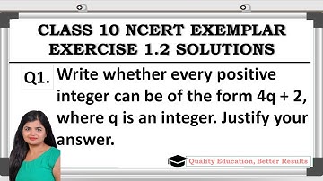 Exercise 1.2 Q 1 NCERT Exemplar Class 10 Maths @MathsTeacher
