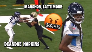 Deandre Hopkins Titans DEBUT Vs Marshon Lattimore 🔥👀 2023 Titans Vs Saints highlights