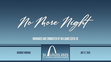 "No More Night" [GC Session 2025]