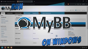 Install MyBB - Open Source Forum Software - on Windows