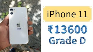 iPhone 11 || ₹13600 || Grade D || Cashify super sale Unboxing Grade D