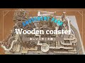 DIY 木製コースター 遊園地 を作ってみた 【工作】本編 アミューズメントパーク   Marble Wooden amusement park ROKR Robotime Remodeling