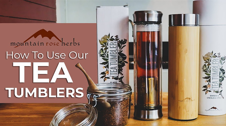 How to Use a Tea Infuser Travel Mug