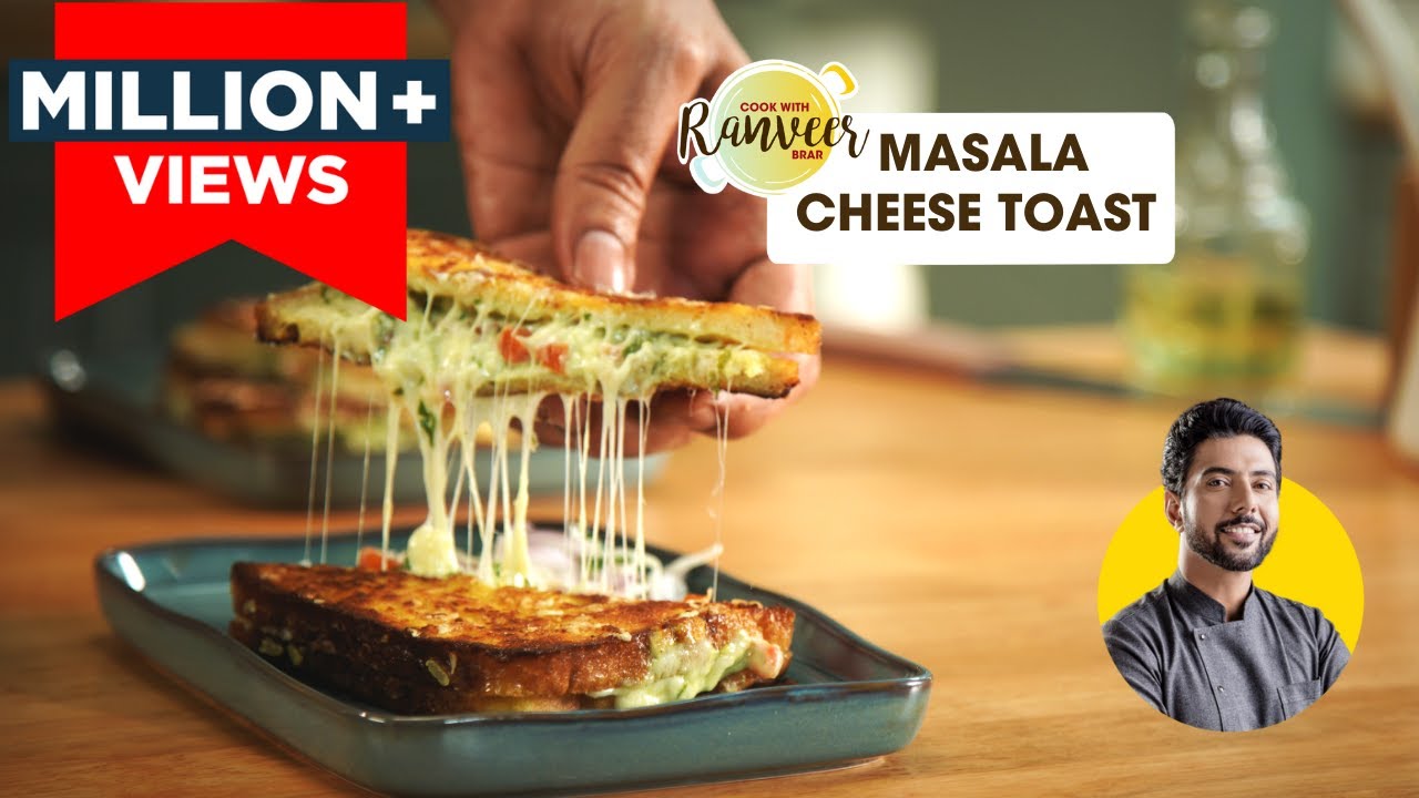 Crispy Masala Cheese Toast