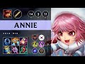 Annie Mid vs Diana - KR Grandmaster Patch 25.14