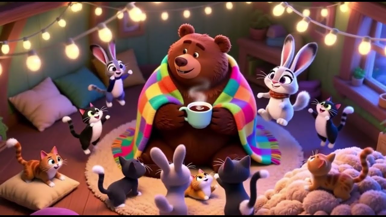 Cocoa Bear’s Cozy Song 🧸🍫 | Gentle Kids Song | Soothing Nursery Rhyme