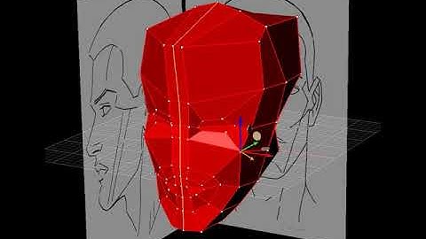 Simple Head Modeling in Matrix 9 (Clayoo)