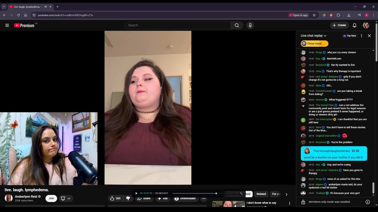 AMBER RETURNS TO YOUTUBE AND CONTINUES BAITING | Amberlynn Reid Livestream Reaction