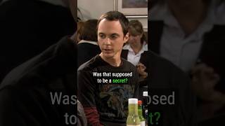 TBBT S01E05 | Sheldon - Was that suppose to be a secret? #shorts