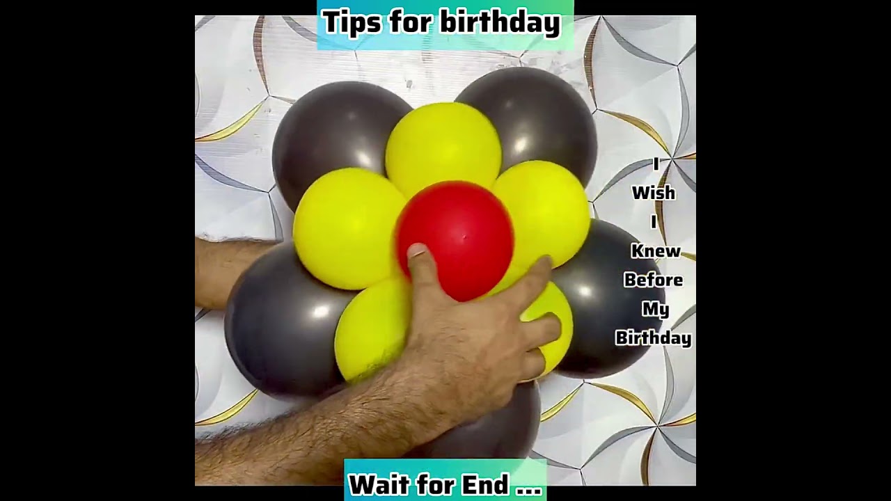 Birthday decoration tips for home party 🥳 one of best loop ever 🔁 🔂 ➰ 