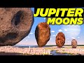 All jupiters moon size comparison 