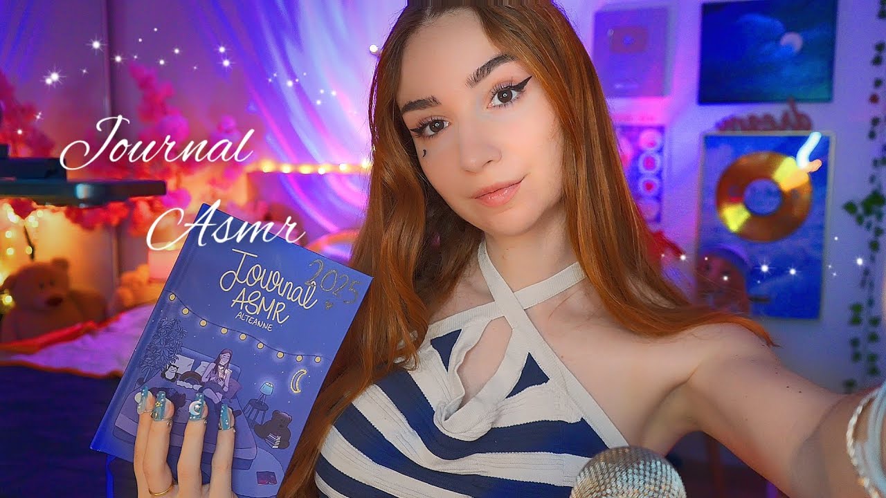 JOURNAL ASMR💗 REMPLISSAGE DE LA SEMAINE