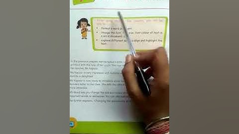 Class3, computer, chapter7, FORMATTING IN MS WORD (part1)