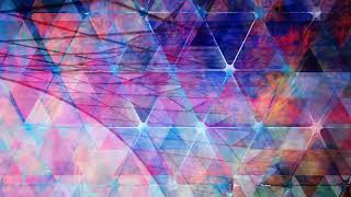 Abstract Red Blue Triangle Pattern Trippy Psychedelic Slow Motion Textures VJ Loop