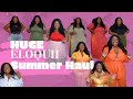 HUGE ELOQUII PLUS SIZE HAUL TRY-ON // Summer // Festival Outfits, Wedding Guest | CanDesLand 2021