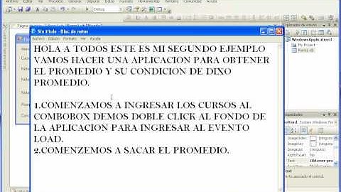 visual studio 2005-2008 (TUTORIAL) " obtener promedio"