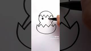 cómo dibujar un pollo fácil