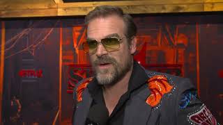 Stranger Things Season 4 New York World Premiere - itw David Harbour (Official Video)
