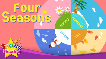 Four Seasons - 4 seasons in a year - Kids vocabulary - English educational video for kids