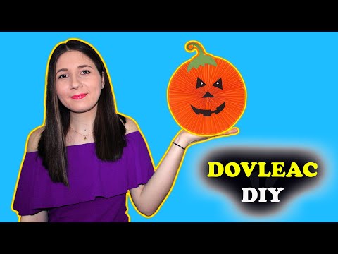 Video: Dovleac De Hârtie De Halloween: Tehnică