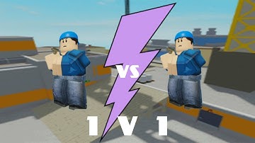1V1ING Random People In ROBLOX Arsenal