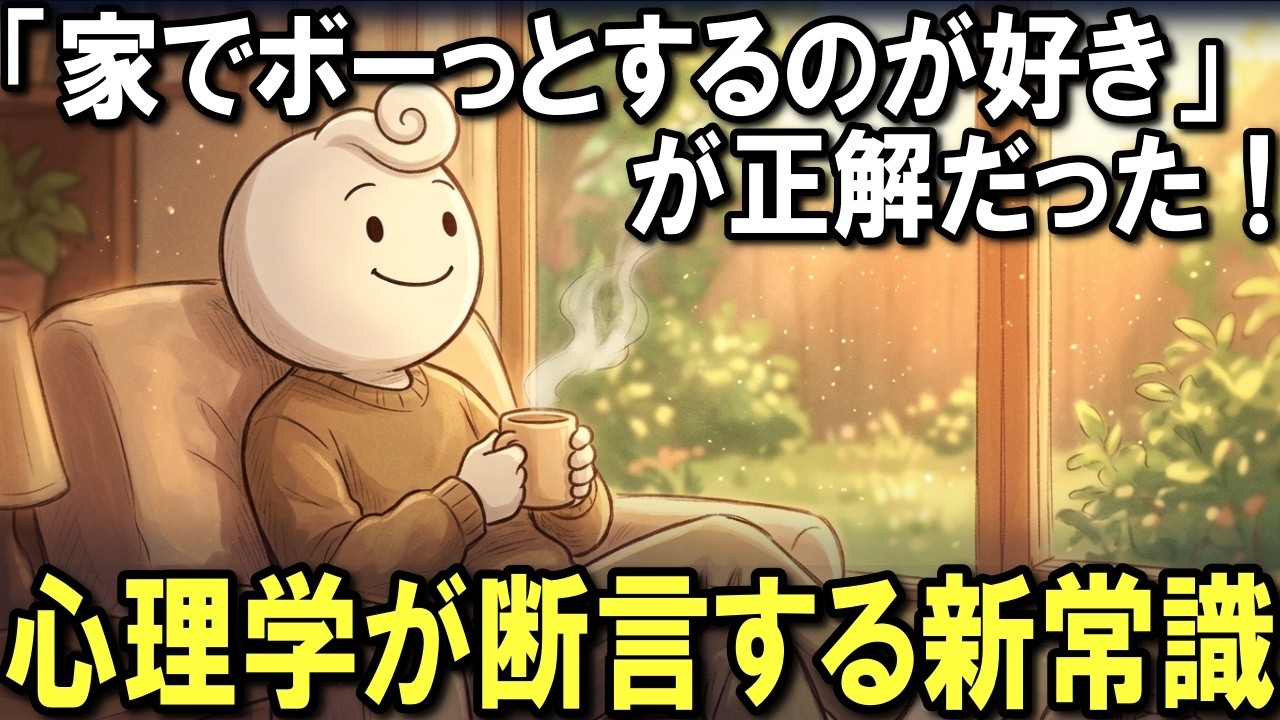 【心理学】50歳を過ぎたら「家から出ない」のが正解！社交的な人ほど老けやすい⁉ 家で過ごす時間が好きな人が脳を劇的に若返らせる理由
